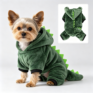 Disfraz Cálido <span class=keywords><strong>de</strong></span> Terciopelo Coral para Mascotas, Sudadera con Capucha para Invierno, Traje Suave para Cachorros, Perros Pequeños, Gatos, Teddy, Corgi, <span class=keywords><strong>Chihuahua</strong></span> - Product Image 3