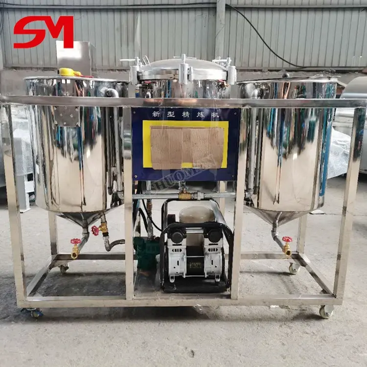 Professional CE Approved Small Scale Cooking Oil Refinery Machine