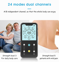 DOMAS Fournisseur chinois Appareil de massage corporel à impulsions pour soulager la douleur, écran LCD grand format clair, unité TENS Modèle 587W