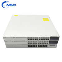 Switch Ethernet Gigabit PoE+ de 24 Puertos, Modular, Uplink, Capa 3, Administrado, Completamente Probado, Acceso a Campus Empresarial, C9300-24P-A