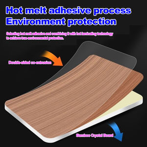 Pannello Murale Interno in Legno di Bambù Carbonizzato di Alta Qualità con Motivo Marmoreo Effetto Pietra Fulminata Foglio di Marmo PET - Product Image 4