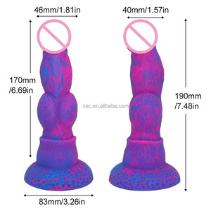SacKnove <span class=keywords><strong>Fancy</strong></span> Adultos Juguete sexual de alta calidad Flexible Curved Monster Thrusting Butt Anal Dildo Plug Anal Dildo para hombres y mujeres - Product Image 6