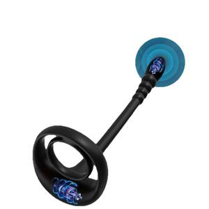 Masturbador Sem Fio com APP ou Controle Remoto, Anel Vibratório de <span class=keywords><strong>Silicone</strong></span> para Homens, Plug Anal Vibrador para Homens - Product Image 3