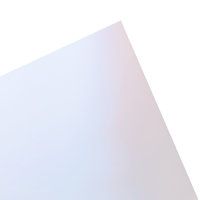 Feuille de plastique PP de qualité alimentaire blanche avec service de découpe pour dossiers, papeterie, fabrication sur mesure (tailles personnalisées)