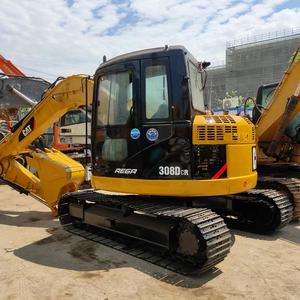 Excavadora usada Caterpillar Cat308DCR de 8 toneladas, 90% nueva, original, Cat308 308e, de segunda mano, para agricultura y excavaciones, en stock. - Product Image 1