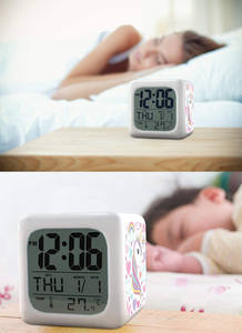 Réveil de bureau <span class=keywords><strong>Licorne</strong></span> pour enfants Réveil de chambre numérique LED - Product Image 5