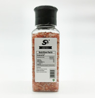 Edible Himalayan Raw Red Salt Rock Salt in Ceramic Grinder Bottle 368.5G