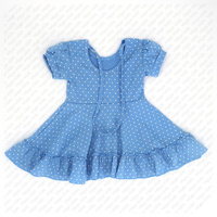 Nouveautés Mode été Vêtements pour bébé fille Robes à manches courtes Robes à volants de couleur unie Robes de printemps en coton pour enfants