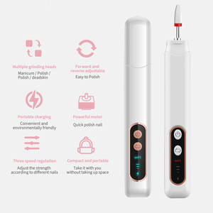 Perceuse à ongles électrique personnalisée en usine, 6 en 1, avec collecteur de poussière, fonctionnement silencieux, rechargeable par USB, pour la maison et le salon de manucure - Product Image 5