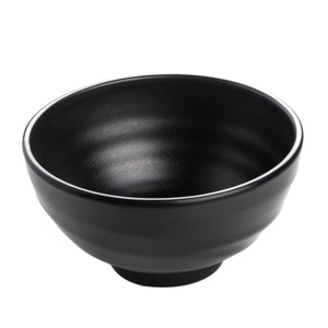 Black plastic small bowls, soup bowls, rice bowls, hot <b>pot</b> restaurant self-service <b>dipping</b> sauce bowls, restaurant and hotel - Product Image 5