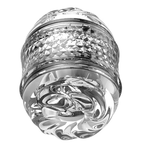 Male Double <b>Masturbation</b> Space Cup Portable Men's Double-head Crystal Vibrating Airplane Cup Stress Relief Adult - Product Image 2