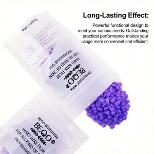 Perles de cire chaude 100g personnalisées sous marque privée, à base de colophane, pour épilation du visage, des jambes, des zones intimes et peaux sensibles, au miel - Product Image 5