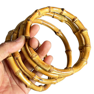 Bán buôn túi Khung móc áo loại gỗ tre xử lý cho Handmade Túi xách DIY Tote Túi - Product Image 2