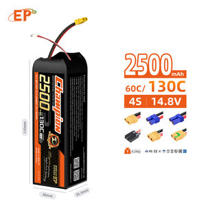 EP เคสแข็ง LiPo แบตเตอรี่อุปกรณ์เสริมโดรน8000mAh 3.7V 3.85V 4S 6S แบตเตอรี่ลิเธียมไอออนสำหรับ FPV RC เครื่องบินแข่ง UAV F1รถ RC - Product Image 1