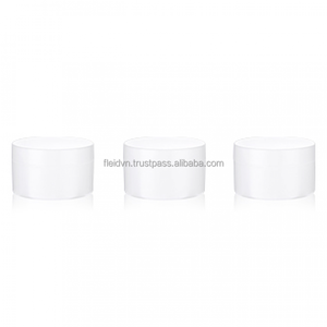 Botellas cilíndricas artesanales vacías para crema facial (PP PET) con diseños pintados a mano, selladas con bomba de presión, grabadas e impresas por transferencia térmica - Product Image 6