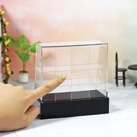 Porte coulissante miniature en résine 1/6 1/12 pour maison de poupée Art Déco, modèle de vitrine à gâteaux Dim Sum, décoration