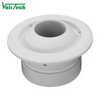 Cvc climatiseur conduit diffuseur plafond aluminium réglable sortie d'air frais circulaire globe oculaire Jet buse diffuseur