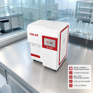 PHILLI-PURE UFV Machine à eau ultrapure intégrée pour la recherche génétique, 10-60L/h, sans DNase ni RNase, pour laboratoires PCR hospitaliers - Product Image 5