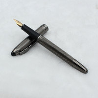 Stylos à bille en métal haut de gamme en laiton plaqué or CNC avec logo personnalisé Stylos à bille en métal doré en laiton fantaisie pour l'écriture Marque personnalisée disponible