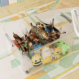 Transparent Toy Storage <b>Box</b> - extra Large,<b>clothes</b> Organizer with Lid, High-transparency Plastic Storage Container - Product Image 4