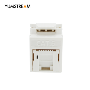 Mini tipo Toolless 180 gradi non schermato 8 p8c Utp Cat6 connettore Jack Keystone con otturatore - Product Image 2