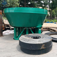 Broyeur à tambour humide pour l'extraction de l'or 1200, moulin à rouleaux, broyeur à eau pour minerai d'or à roche dure