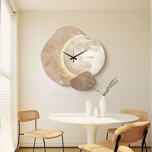 Horloge murale contemporaine de luxe moderne de 40 cm, décoration murale pour la maison, veilleuse, grande horloge suspendue, luxe, dropshipping 2025, décoration murale - Product Image 2