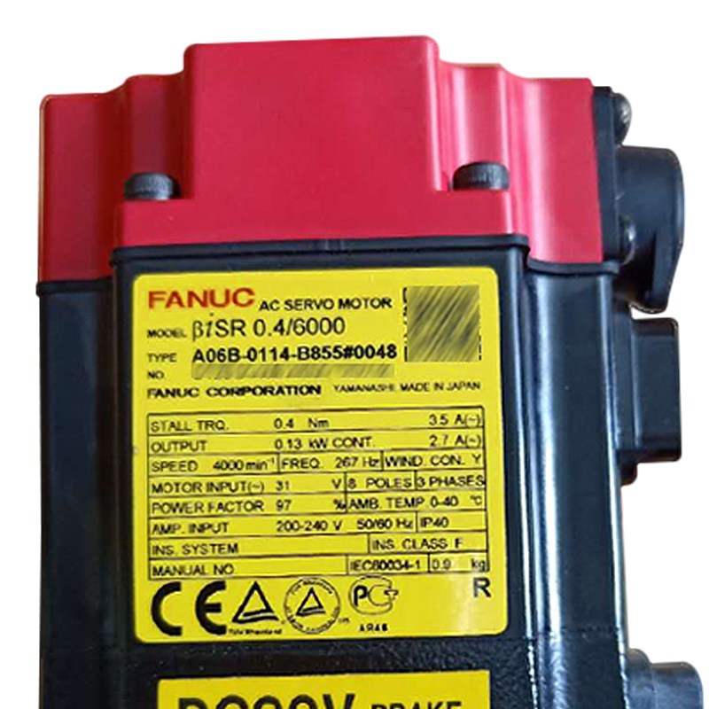 Fanuc A06B-0114-B855#0048中古サーボモーター 保証付き Fanuc A06B-0114-B855#0048中古サーボモーター 保証付き