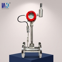 Medidor de Flujo Vortex Industrial de Alta Temperatura para Líquidos y Gases, Medidor de Flujo de Vapor a 350 Grados, Medidor de Flujo Vortex para Tuberías de Gas Natural