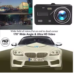 Caméra de tableau de bord pour voiture avec écran tactile IPS de 4 pouces, double objectif HD 1080P, enregistreur vidéo, caméra tactile, nouvelle caméra de tableau de bord pour voiture - Product Image 5
