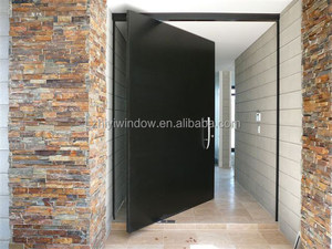 Design moderno del portone di sicurezza dell'entrata dell'acciaio inossidabile ha finito la progettazione del portone anteriore dell'alluminio per la caratteristica impermeabile della Villa di casa - Product Image 3