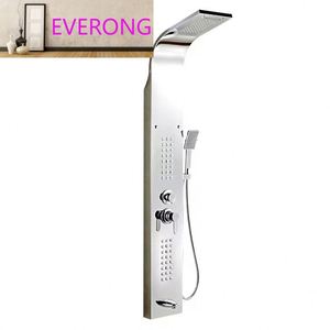 Pannello Doccia Termostatico Moderno in Acciaio Inox, Monocomando, Getto Morbido, Lusso Cromato Lucido, Ceramica, Garanzia 5 Anni, per Bagni - Product Image 4