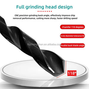 Jeu de forets en acier rapide allié au cobalt CHAJANE M35, forets hélicoïdaux trempés de 6 mm/8 mm avec tailles de 5,5 mm/5 mm/3 mm, tige hexagonale droite - Product Image 5