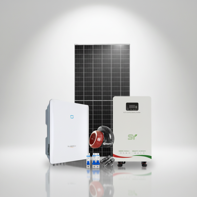 Hybrid Solar System 12kW  Solar Panels With Battery and Inverter Kit Complet Solar Energy System