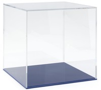 Cylindre en acrylique rond transparent de mm, faciles à installer, affichage rond, étui de Protection anti-poussière pour figurines et articles à collectionner