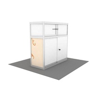 Aluminium Acrylique Vitrine Stand Portable LED Display Expo Publicité Promotion Tables
