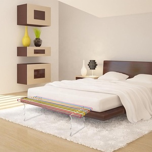 Banco Rectangular de Acrílico para Entrada, Otomana Grande Arcoíris para Interiores, para Cambiar Zapatos, para el Final de la Cama, Diseño Moderno Art <span class=keywords><strong>Deco</strong></span> - Product Image 5
