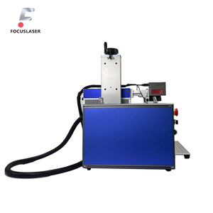 เครื่องเลเซอร์มาร์กกิ้ง FOCUSLASER UV ความเร็ว 3000-7000 มม./วินาที ระบายความร้อนด้วยอากาศ แบบตั้งโต๊ะ หัว Raycus 110V/220V สำหรับแกะสลักโลหะ พลาสติก ไม้ และแก้ว - Product Image 5