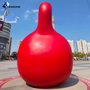 Bollitore scultura-bollitore gigante in fibra di vetro per Shopping Plaza e quartieri commerciali (installazione di arte moderna) - Product Image 6