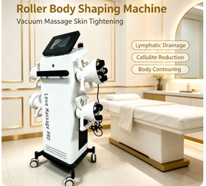 Máquina de Masaje Corporal Vibratoria con 6 Cabezales, Equipo de Drenaje Linfático, Rodillo Masajeador para Eliminar la <span class=keywords><strong>Celulitis</strong></span>, Máquina de Masaje Rotatoria - Product Image 1