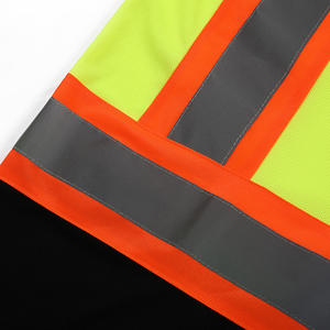 Chemise de sécurité économique à haute visibilité avec protection à 360° °   Chemise de sécurité à manches longues en maille respirante fluorescente réfléchissante - Product Image 6