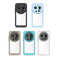 Coque transparente pour Xiaomi 17 Ultra, pare-chocs souple en TPU anti-rayures + coque arrière rigide en acrylique pour téléphone portable Xiaomi Mi 17 Ultra