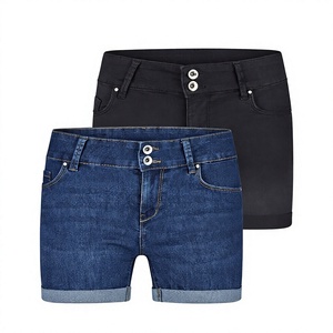 <b>Women's</b> Denim Shorts Skinny Fit Washed <b>Jean</b> Hot Pants Summer Casual Outfit Wholesale Rate OEM Custom Design Breathable 2026 - Product Image 4