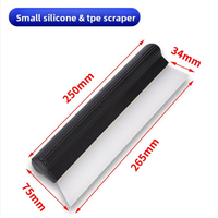 Raclette en silicone épaissie sans traces |   Essuie-glace doux anti-rayures anti-âge |   Poignée antidérapante pour vitres de voiture et verres de salle de bain