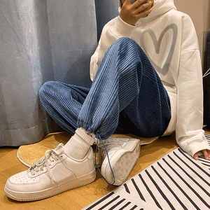 <strong>Men</strong> Baggy <strong>Classic</strong> Style Casual Pants Loose Straight Pants <strong>Corduroy</strong> <strong>Trousers</strong> - Product Image 3