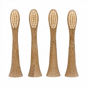 Têtes <span class=keywords><strong>de</strong></span> <span class=keywords><strong>brosse</strong></span> <span class=keywords><strong>à</strong></span> dents électriques en bambou Piemens certifiées CE pour gencives sensibles, plaque dentaire tenace, poils doux en charbon <span class=keywords><strong>de</strong></span> bois/corps <span class=keywords><strong>de</strong></span> vache/cheveux <span class=keywords><strong>de</strong></span> cheval - Product Image 1