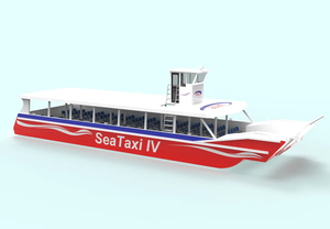 Bateau à passagers en aluminium de 21 mètres Bateau à cabine touristique de marque Sea King Bateau à eau Taxi Bateau à passagers personnalisé - Product Image 4