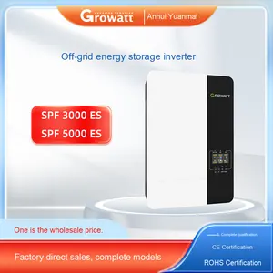 <span class=keywords><strong>Growatt</strong></span> SPF5000Es Onduleur AC unique 5000W Onduleur photovoltaïque solaire hybride hors réseau avec contrôleur MPPT Sortie monophasée - Product Image 2