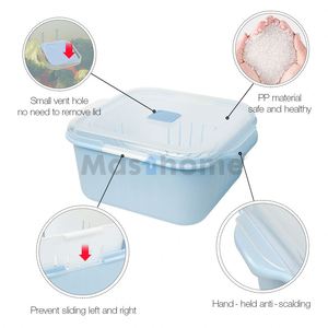 Masthome Safety and Health Microwaveable Food Container Microwavable <b>Plastic</b> Lunch <b>Box</b> - Product Image 4