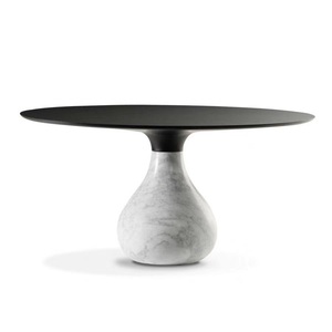 La dernière table <span class=keywords><strong>à</strong></span> <span class=keywords><strong>manger</strong></span> du designer italien Ensemble de mobilier de <span class=keywords><strong>salle</strong></span> <span class=keywords><strong>à</strong></span> <span class=keywords><strong>manger</strong></span> minimaliste <span class=keywords><strong>moderne</strong></span> Table <span class=keywords><strong>à</strong></span> <span class=keywords><strong>manger</strong></span> ronde en forme de larme en marbre - Product Image 3